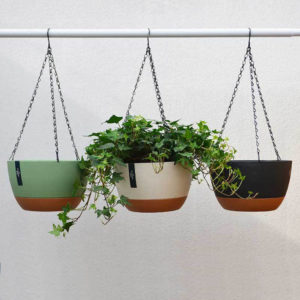 Polyresin Hanging Plant Pots with Iron Chain